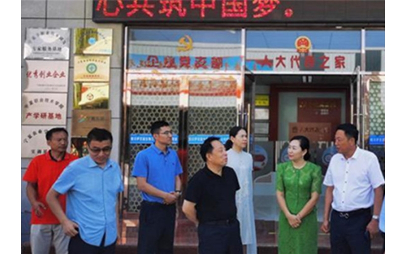 銀川市委常委、紀(jì)委書記、監(jiān)委主任劉智峰一行赴銀川伊百盛面對(duì)面問需求，實(shí)打?qū)嵔怆y題